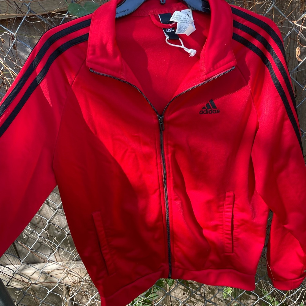 Adidas Red and black jacket